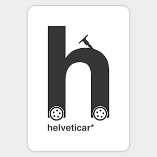 Helveticar Sticker